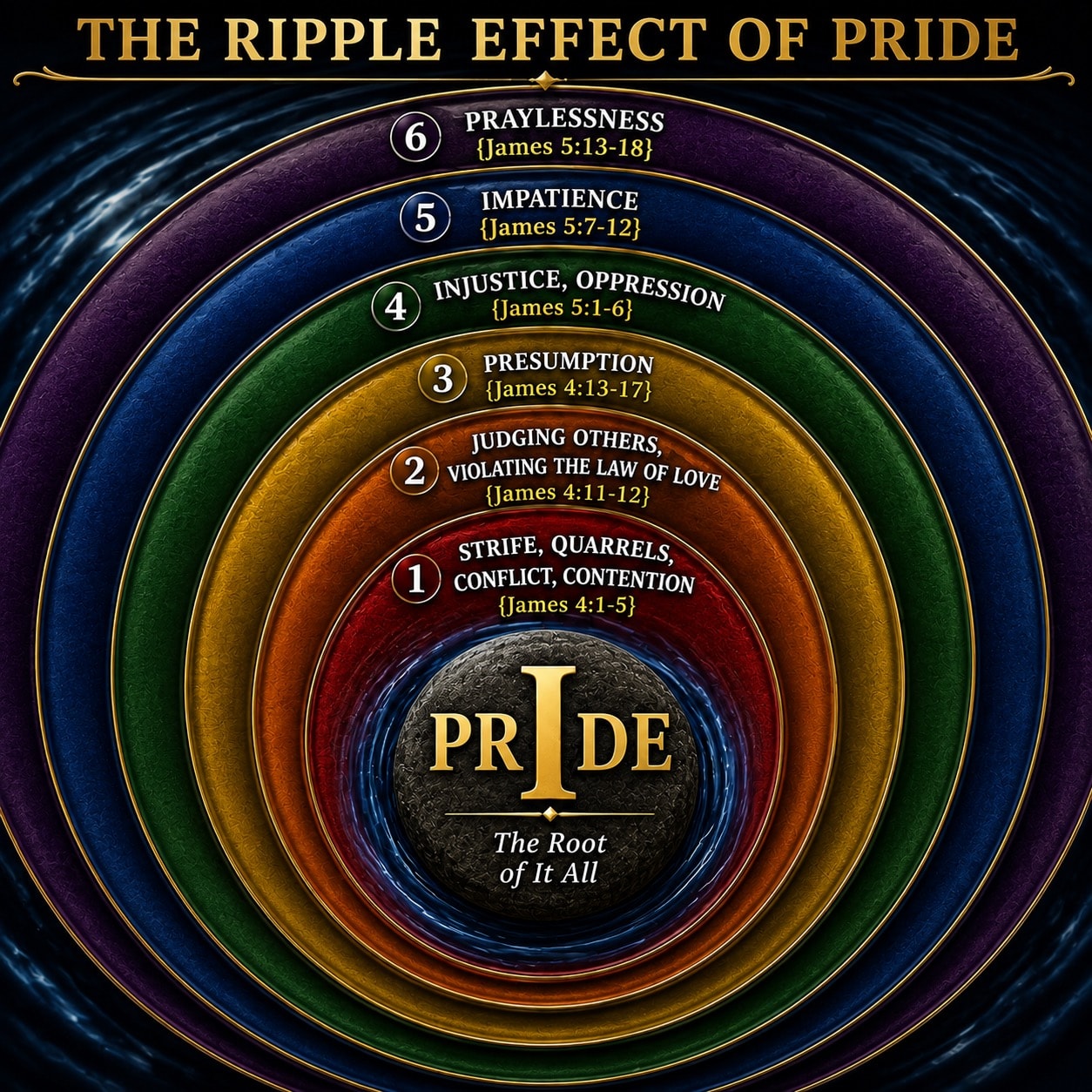 The Ripple Effect of Pride — James 4 sermon slide