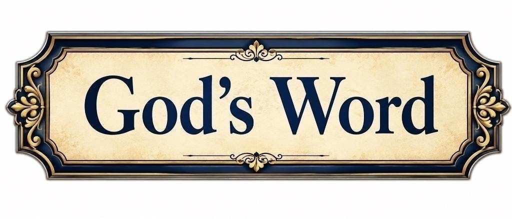 God's Word plaque