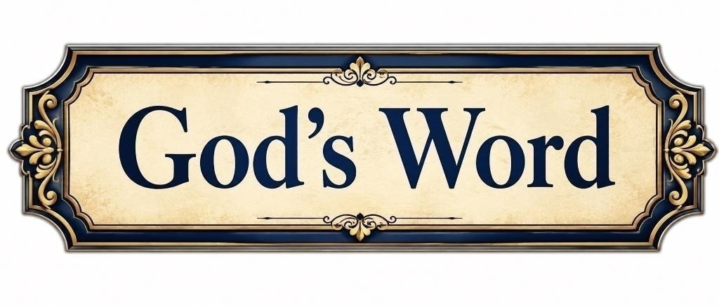 God's Word plaque