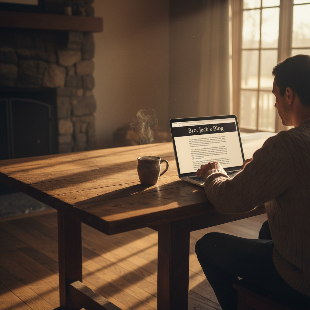 Open Bible with coffee